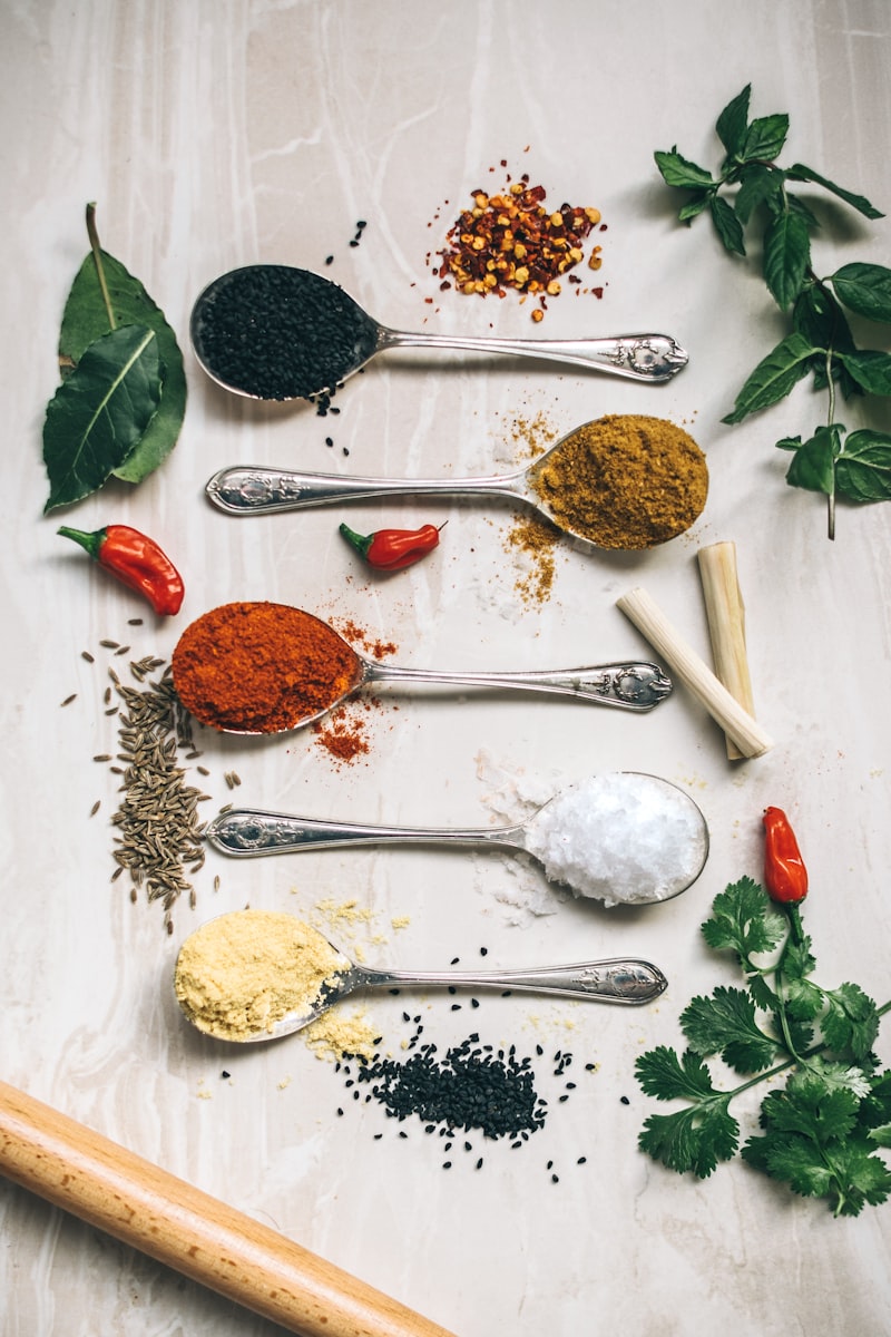 Whole Spices — Turmeric, Cumin, Coriander, Fennel